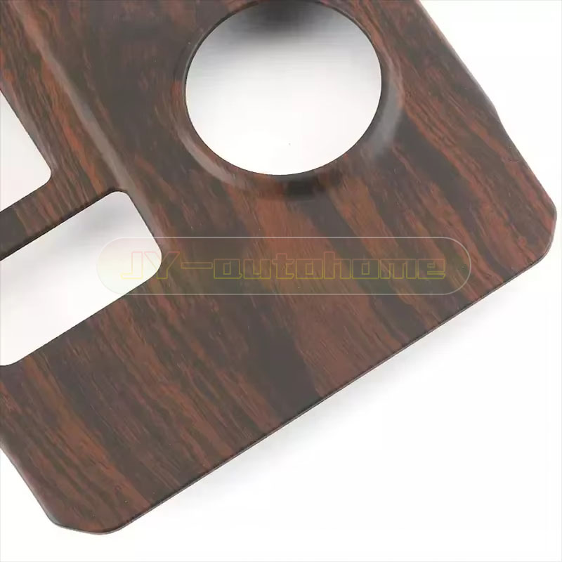 Woodworking Zone - Holzmaserung Mittelkonsole Schalthebelabdeckung Zierleiste für Ford