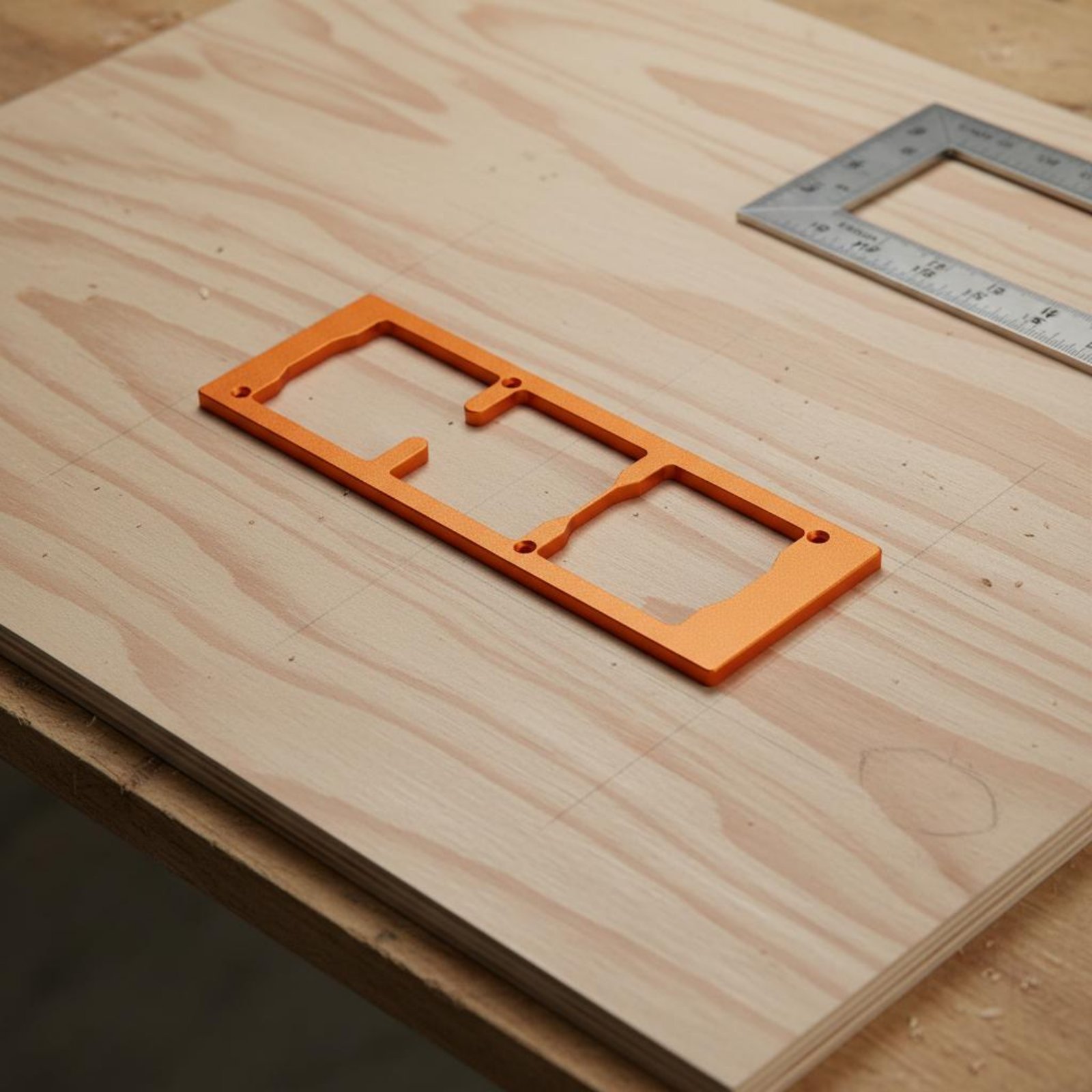 Woodworking Templates - 86er-Set Schablonen für Steckdosen und Schalter