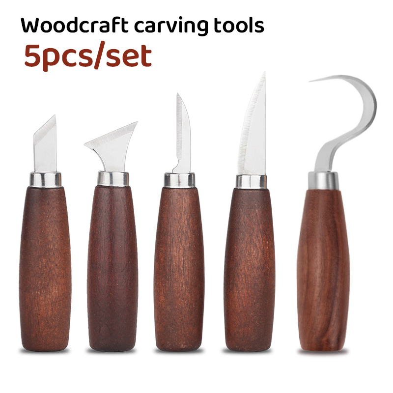 Wood Chisel Set - 5 stücke werkzeuge für holz schnitzen