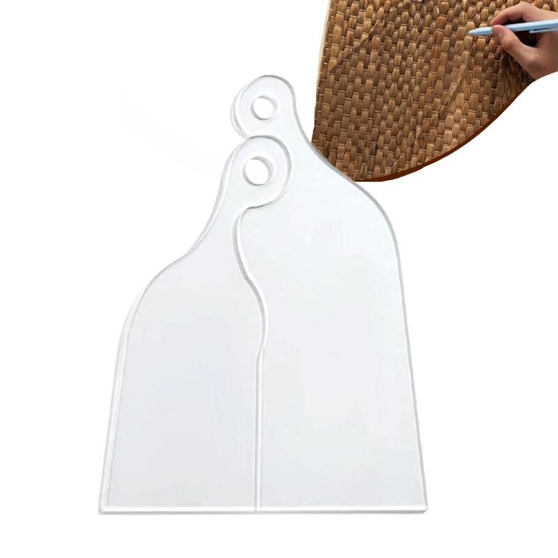 Woodworking Templates - Acryl-Vorlagen für die Holzbearbeitung, transparente Acryl-Vorlage,