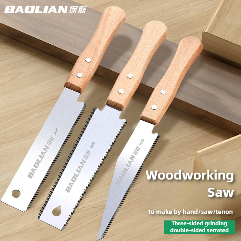 Woodworking In Japanese - Handsäge im japanischen Stil, ein-/doppelseitige Holzsäge