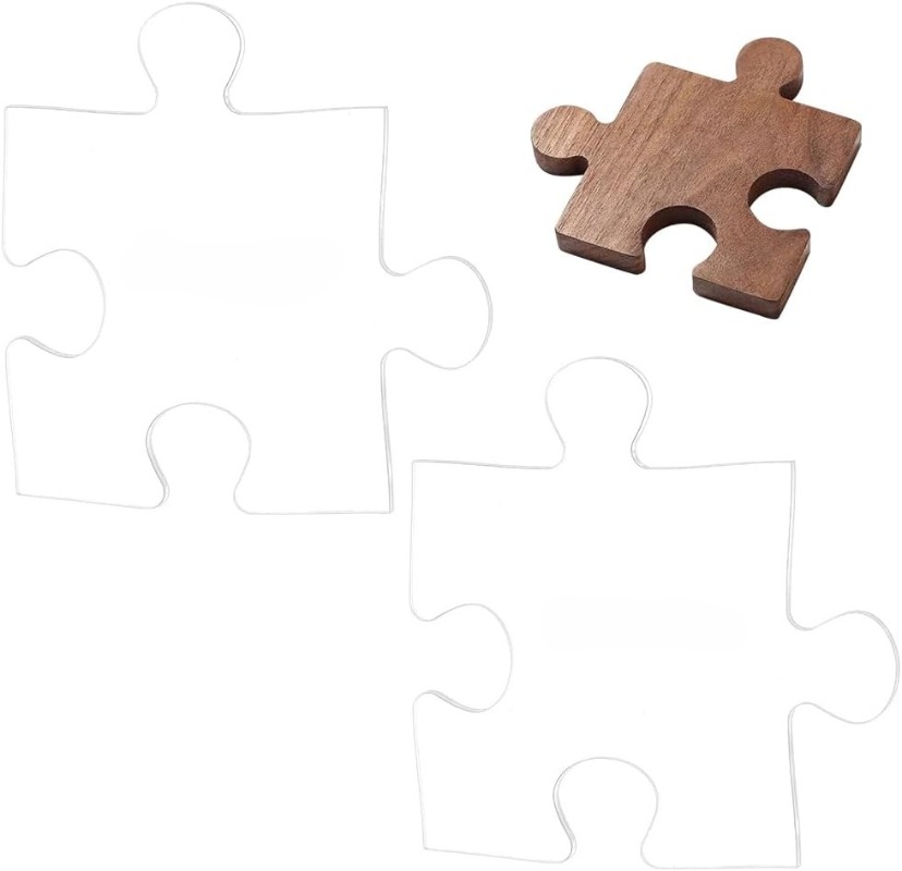 Woodworking Templates - Acryl-Puzzle Holzbearbeitungs-Schablone 3/4/5/6/7 Zoll Speziell für