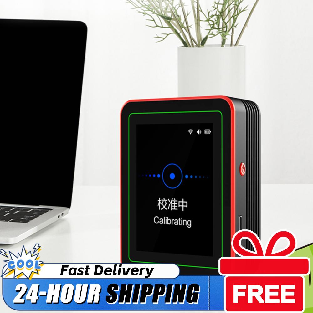 Woodworking Apps - WiFi 15-in-1 Luftqualitätsdetektor mit TFT-Display, Innenraum-Luftqualitätsmonitor,