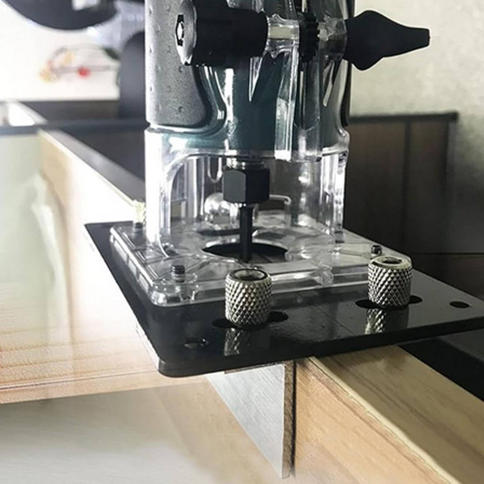 Woodworking Templates - Versteckter Verbindungslehre, multifunktionale Möbel-Schlitzlehre, Schlitzschneidevorlage, tragbares