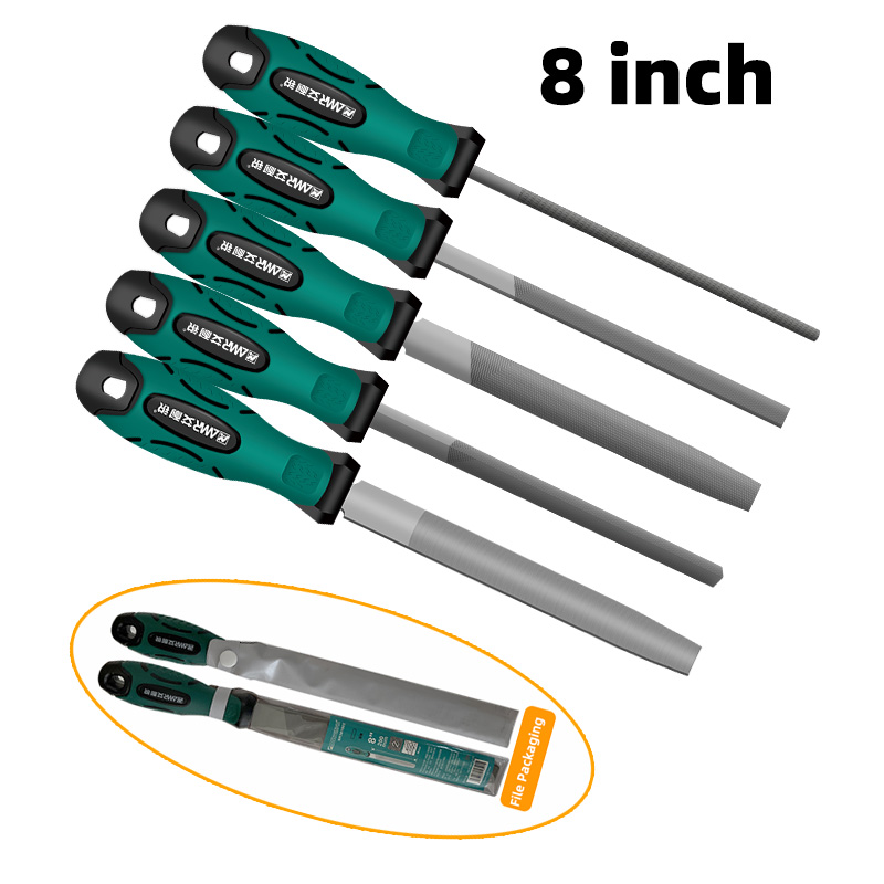 Woodworking Rasps And Files - AMR 8-Zoll-Handfeilenwerkzeug aus Metall, große Feilen