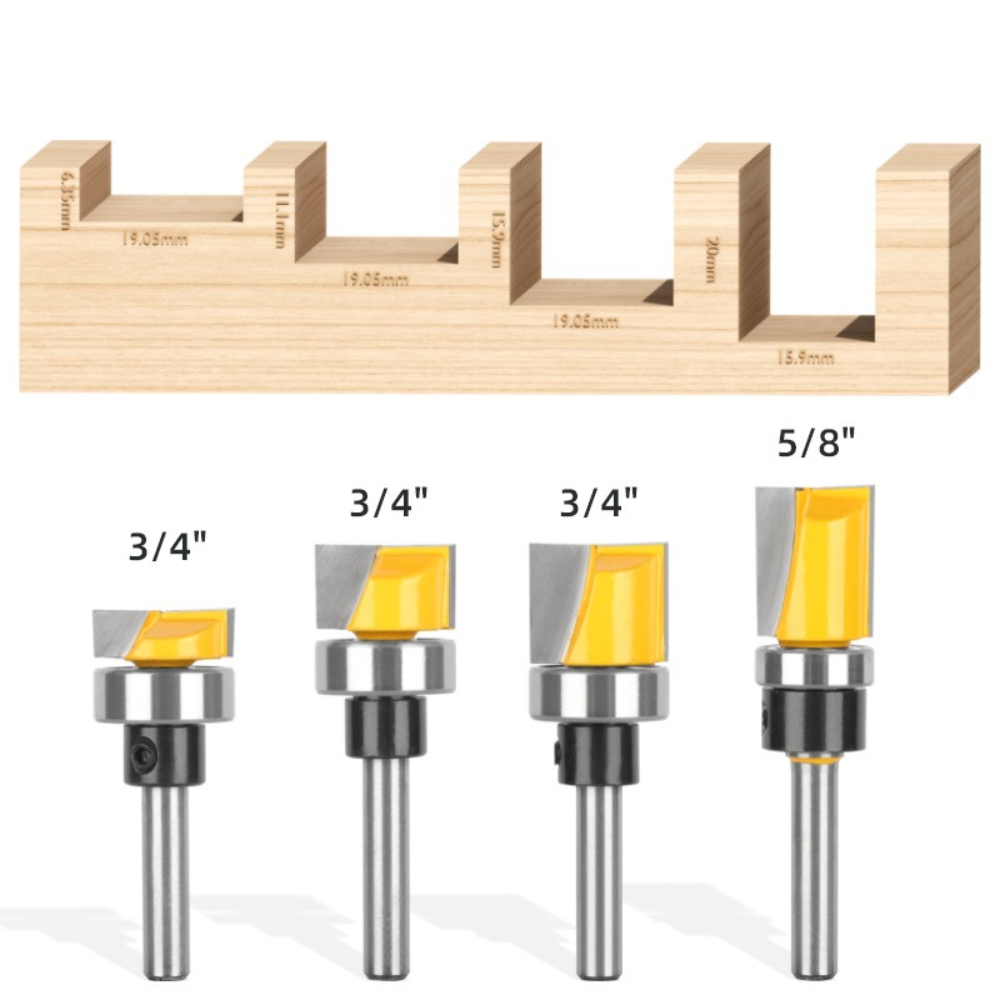 1/4-Zoll Schaftfräser mit Lage – Woodworking Templates Bewertung und Preis