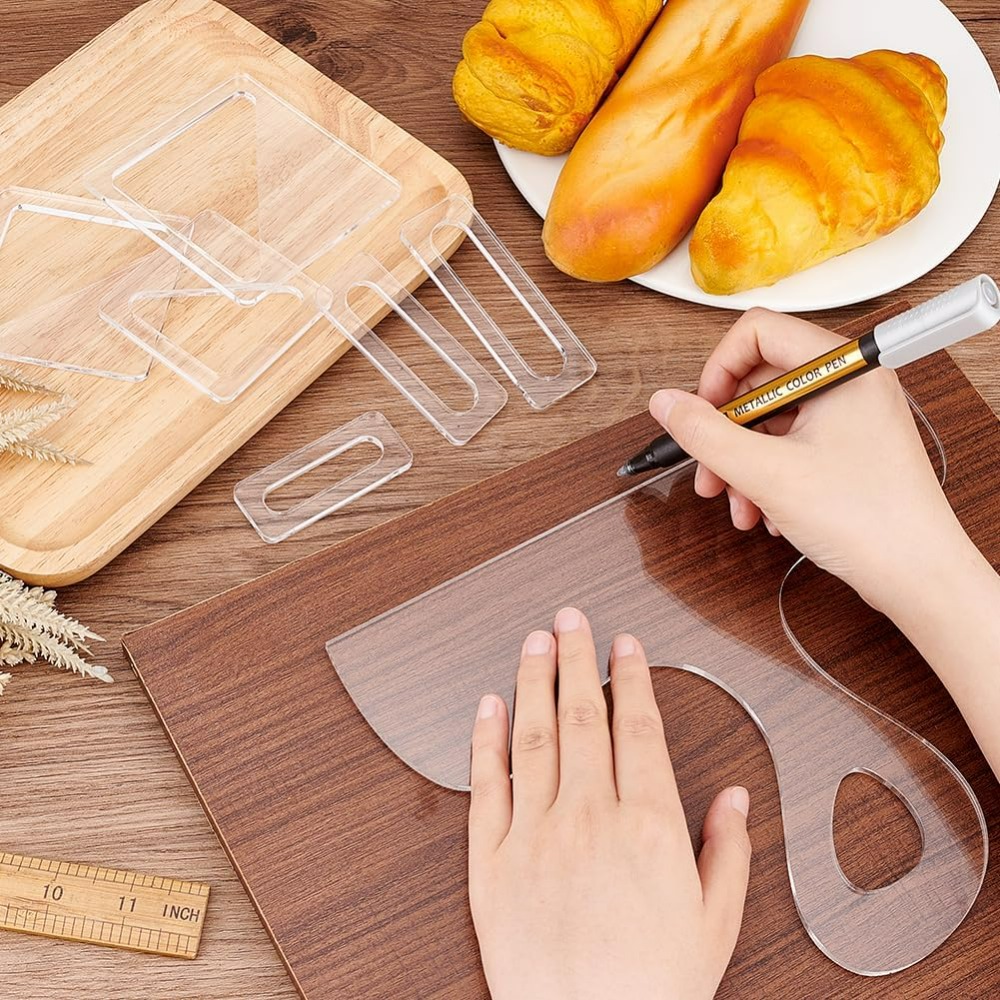 7Pcs Charcuterie Vorlage Acryl – Woodworking Templates Bewertung und Preis