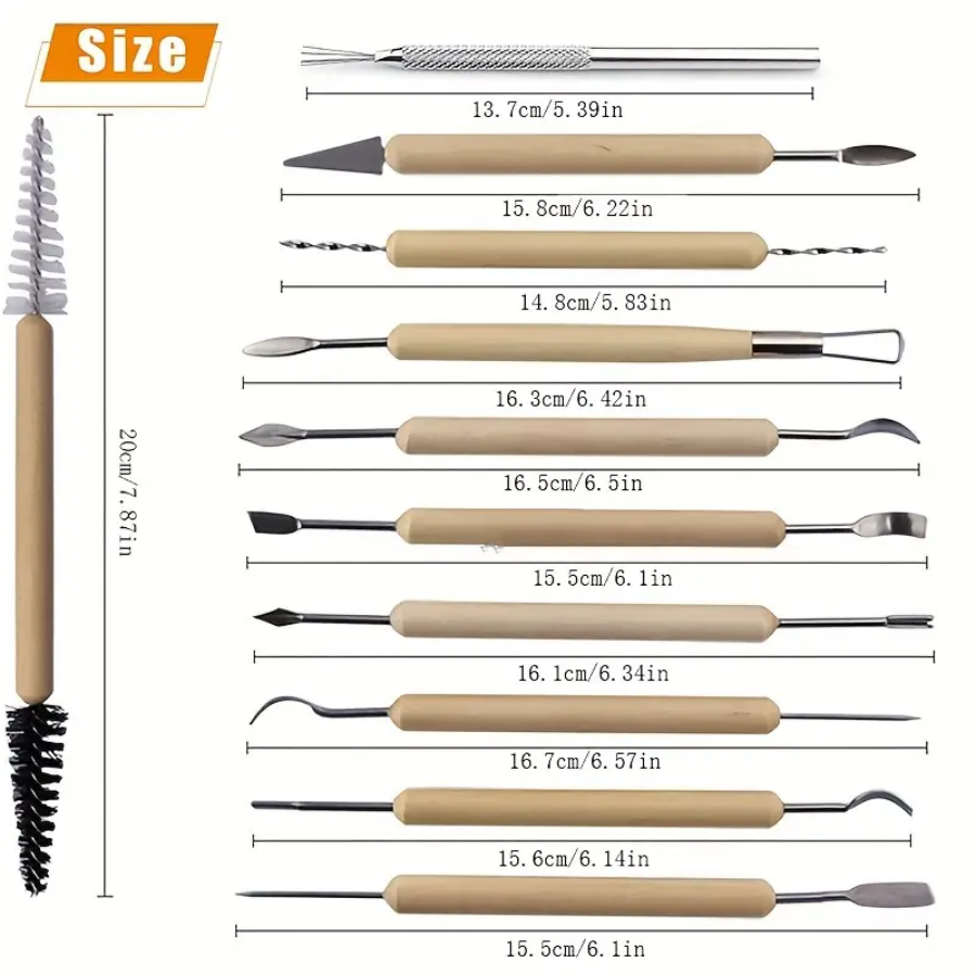 1SET Töpferton-Modellierwerkze – Wood Chisel Set Bewertung und Preis