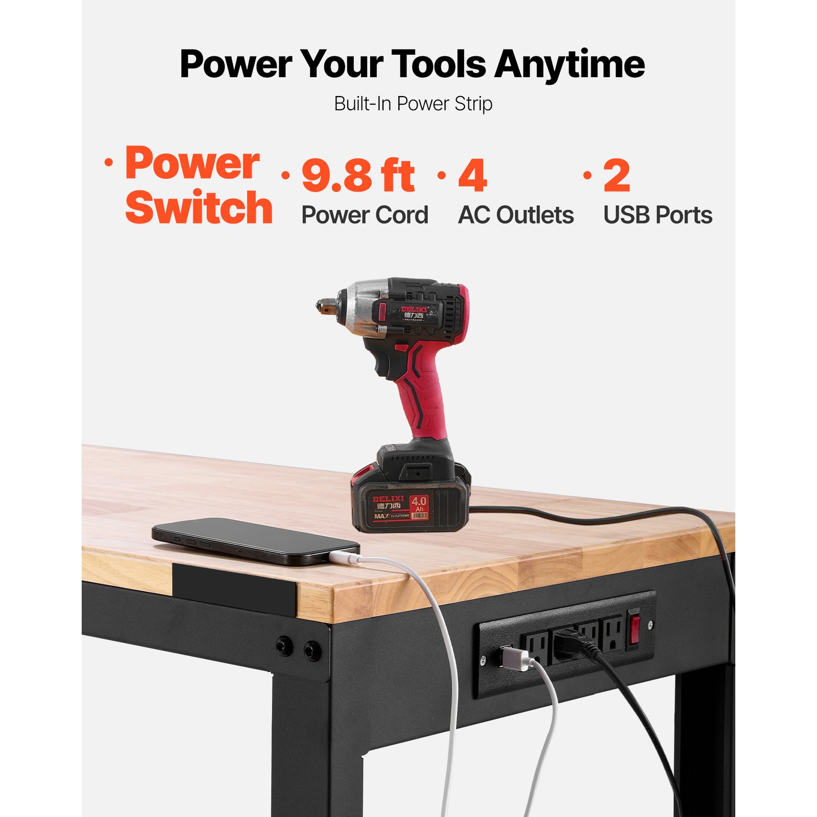 Höhenverstellbare Werkbank 61  – Workbench Woodworking Bewertung und Preis