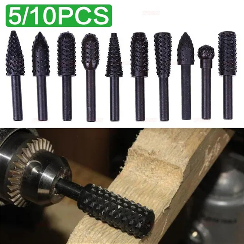 5PCS/10PCS 6mm Schaft Rotary B – Woodworking Rasps And Files Bewertung und Preis