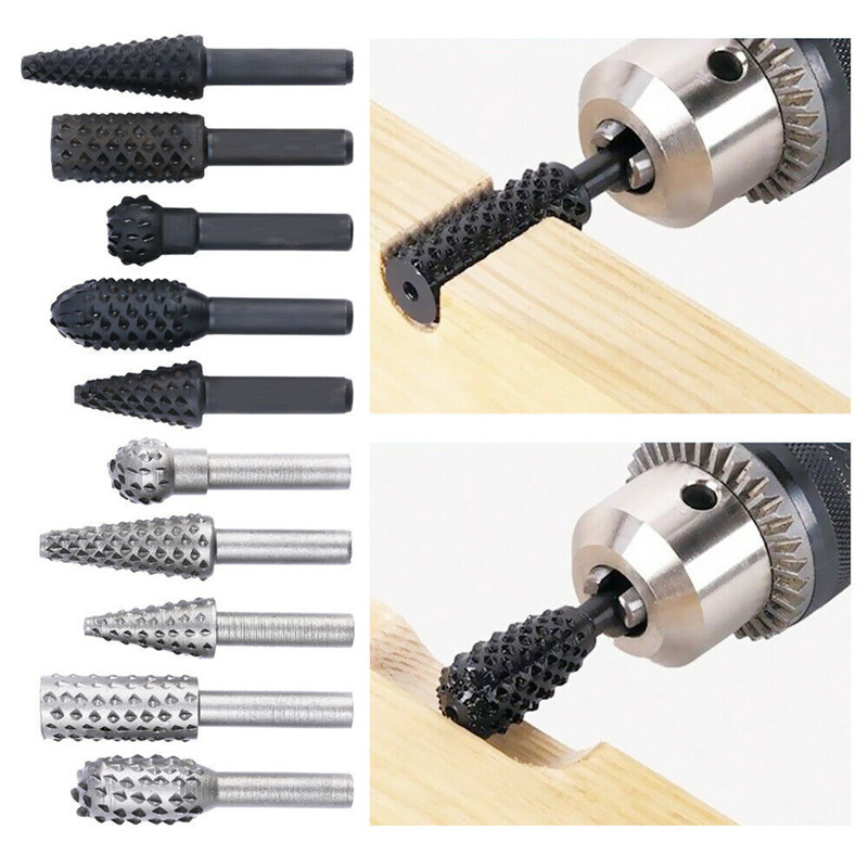 5PCS/10PCS 6mm Schaft Rotary B – Woodworking Rasps And Files Bewertung und Preis