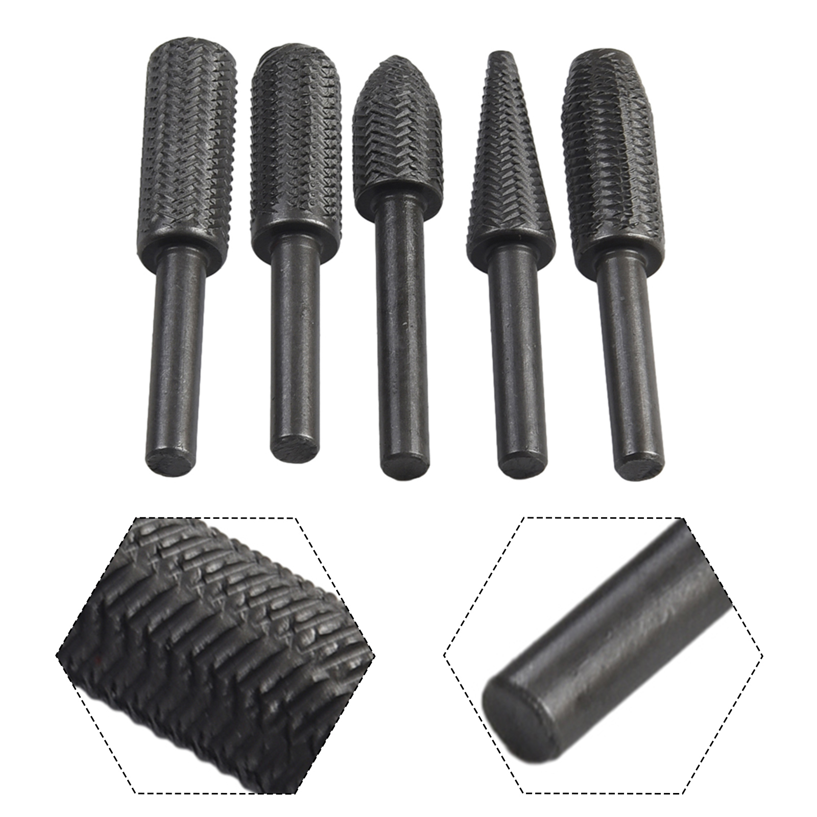 5-teiliges Doppelschnitt-Rotat – Woodworking Rasps And Files Bewertung und Preis