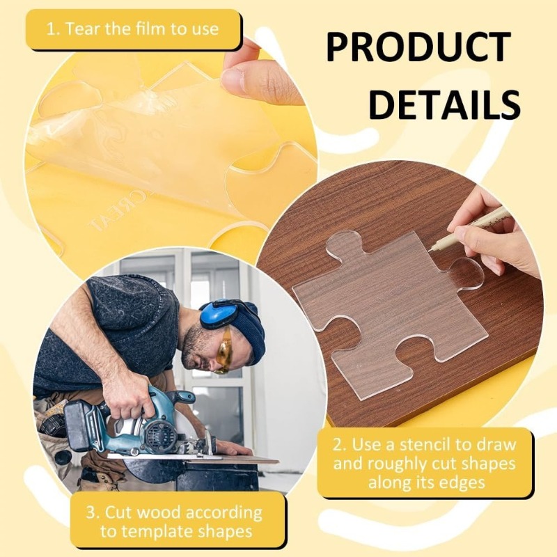 Acryl-Puzzle Holzbearbeitungs- – Woodworking Templates Bewertung und Preis