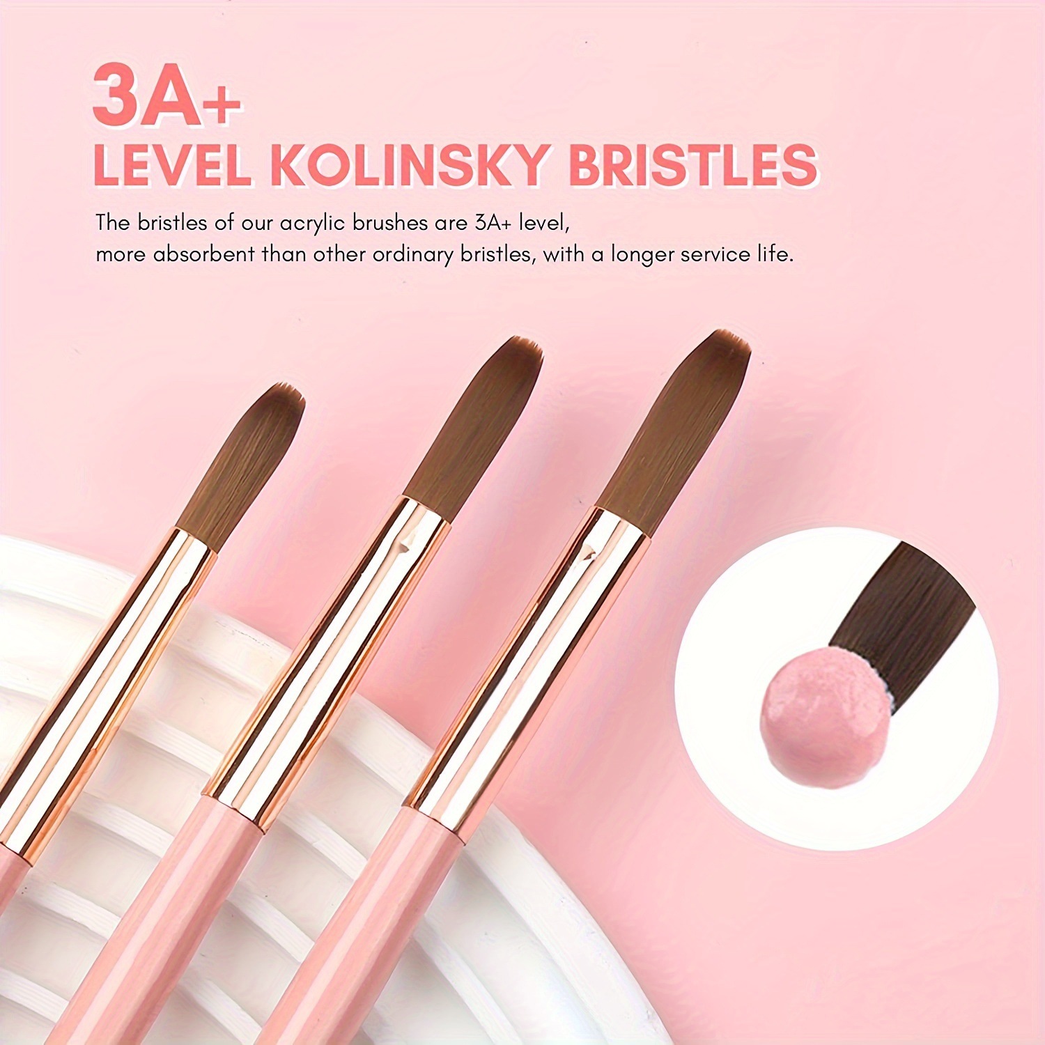 3-teiliges Kolinsky-Acryl-Nage – Wood Chisel Set Bewertung und Preis