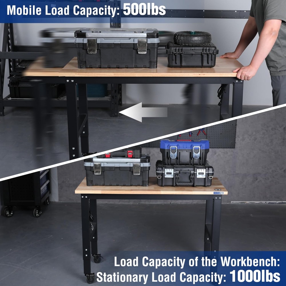 Garagenwerkbank, 48 x 22 verst – Workbench Woodworking Bewertung und Preis