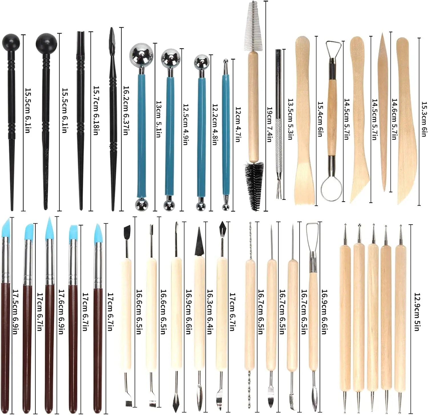 8–61 Teile Töpferwerkzeug-Set  – Wood Chisel Set Bewertung und Preis