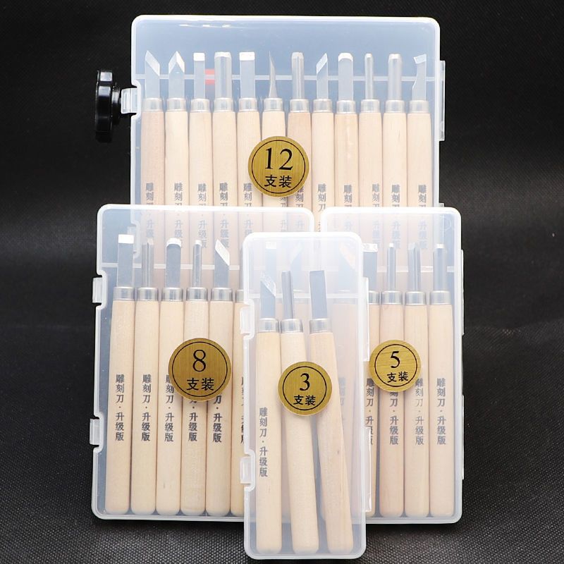 Schnitzmesser-Set Holzblock Gu – Wood Chisel Set Bewertung und Preis