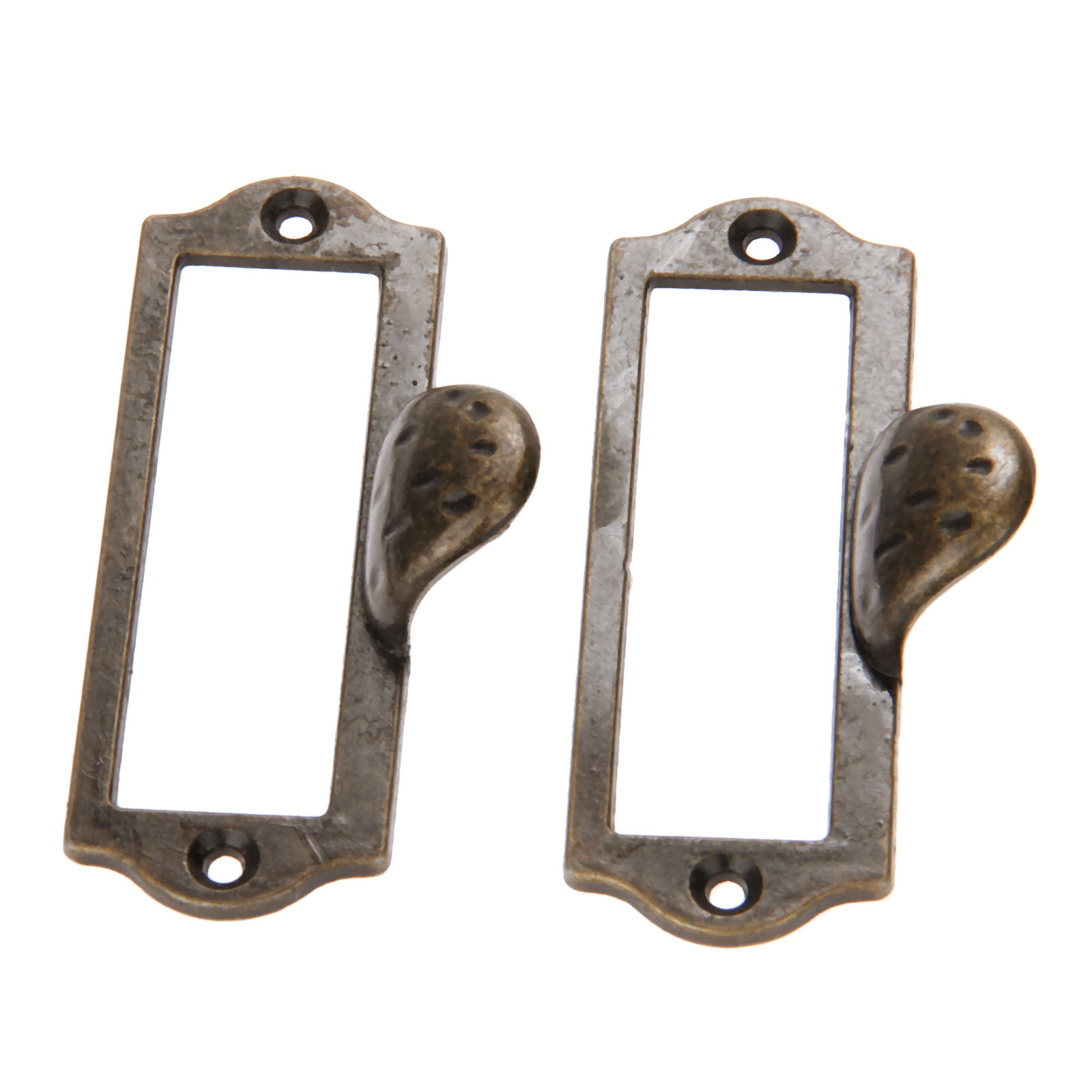 2 Stück antiker Etiketten-Name – Woodworking Names Bewertung und Preis