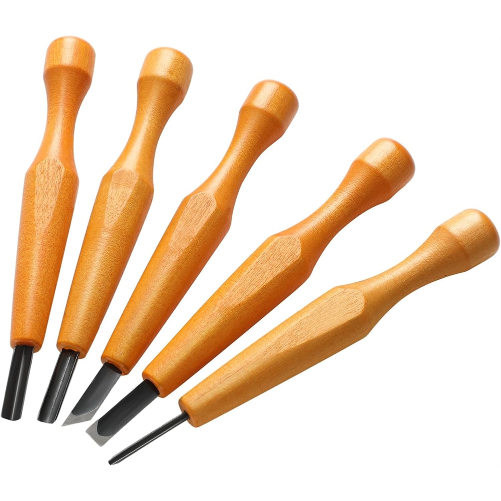 5-teiliges Linocut-Schnitzwerk – Wood Chisel Set Bewertung und Preis