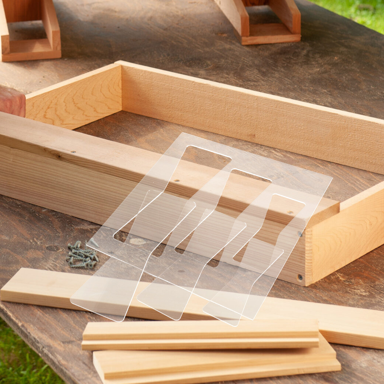 2-teiliges Acryl-Holzbearbeitu – Woodworking Templates Bewertung und Preis