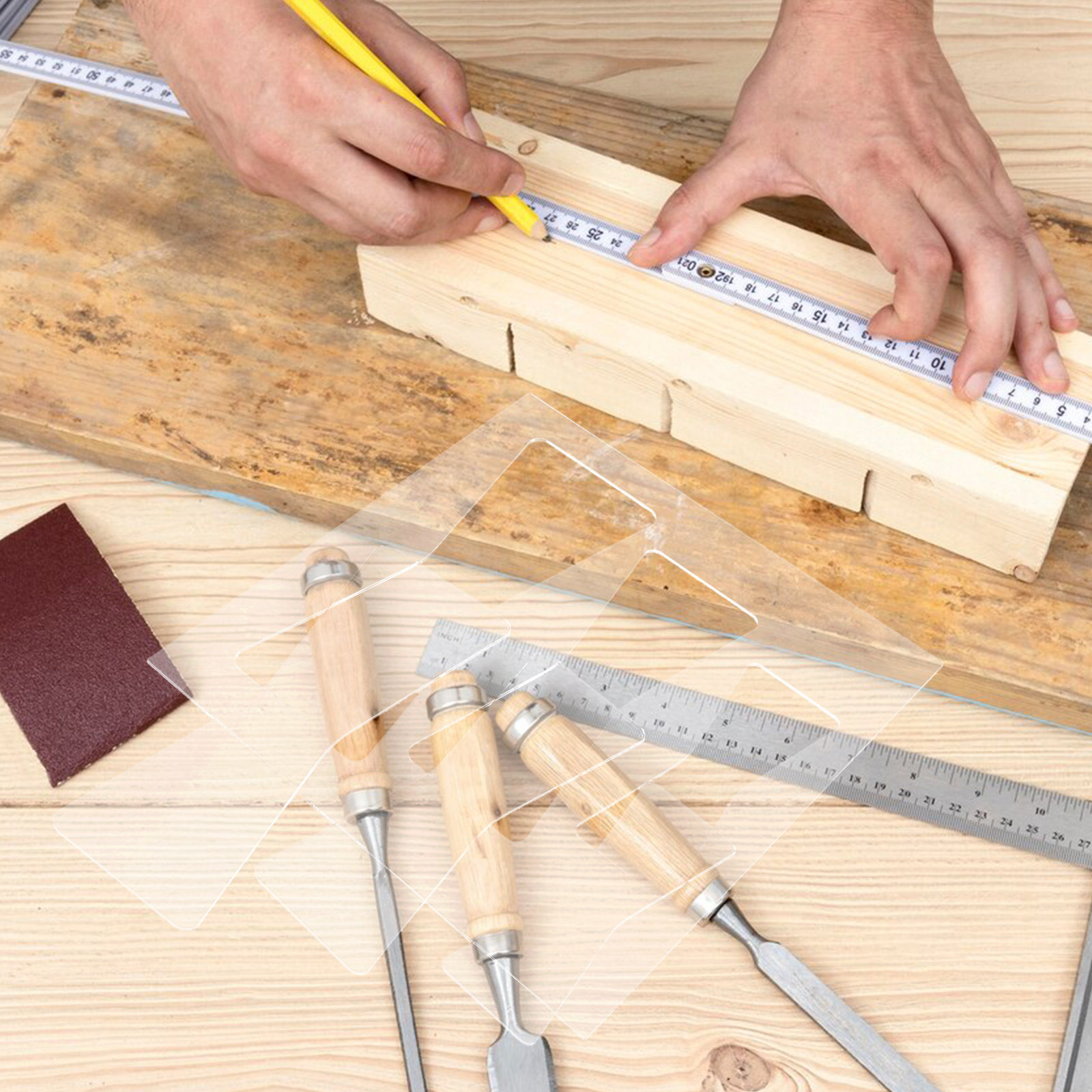 2-teiliges Acryl-Holzbearbeitu – Woodworking Templates Bewertung und Preis