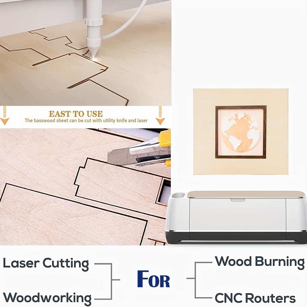 4/8 Stück Holz für Bastelarbei – Woodworking Zone Bewertung und Preis
