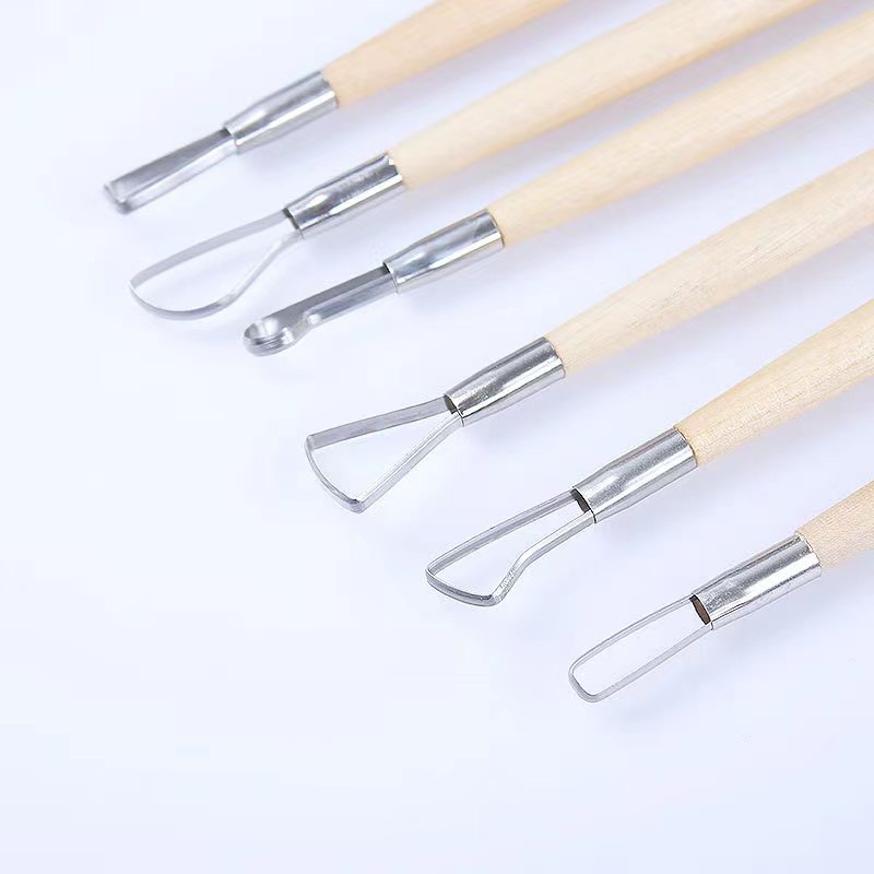 6PCS holzgriff wachs keramik t – Wood Chisel Set Bewertung und Preis
